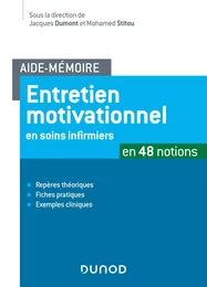 Aide-mémoire - Entretien motivationnel en soins infirmiers