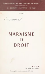 Marxisme et droit