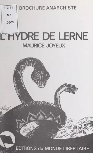 L'hydre de Lerne - Maurice Joyeux - FeniXX réédition numérique