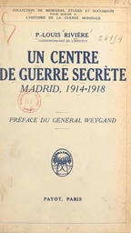 Un centre de guerre secrète