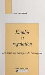 Emploi et régulation