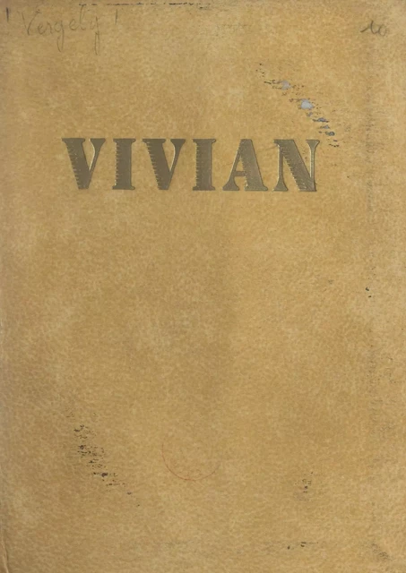 Vivian - Pierre Vergely - FeniXX réédition numérique