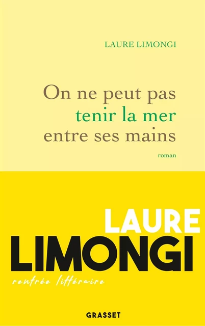 On ne peut pas tenir la mer entre ses mains - Laure Limongi - Grasset