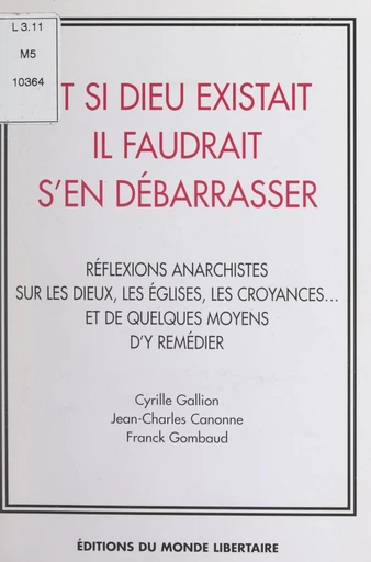 Contributions pour une nouvelle lutte contre le fait religieux - Jean-Charles Canonne, Cyrille Gallion, Franck Gombaud - FeniXX réédition numérique