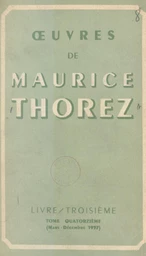 Œuvres de Maurice Thorez (14)