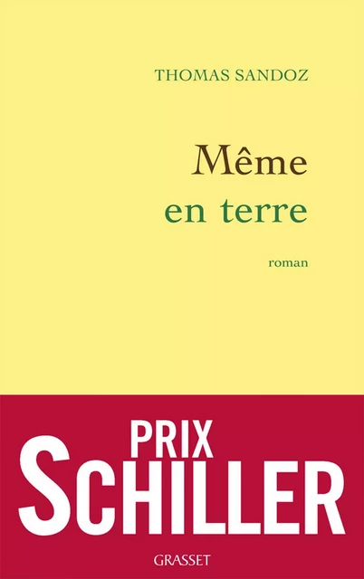 Même en terre - Thomas Sandoz - Grasset