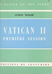 Vatican II, première session