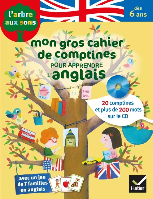 Mon gros cahier de comptines pour apprendre l'anglais - Jeanette Loric - Hatier