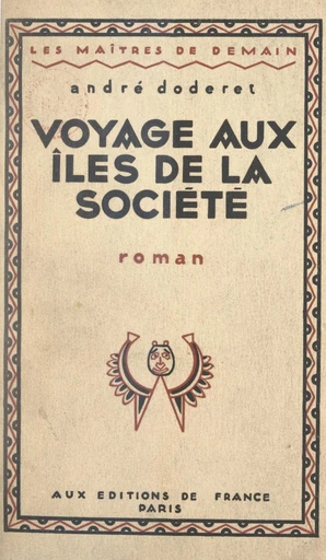 Voyage aux Îles de la Société - André Doderet - FeniXX réédition numérique