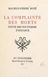 La complainte des morts