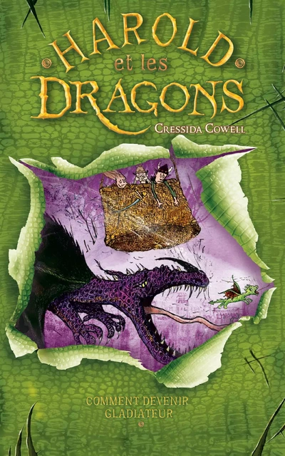 Harold et les dragons - Tome 3 - Comment devenir gladiateur - Cressida Cowell - Hachette Romans