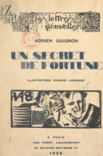 Un secret de fortune - Adrien Gaignon - FeniXX réédition numérique