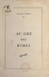 Au gré des rimes