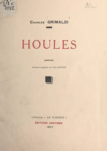 Houles - Charles Grimaldi - FeniXX réédition numérique