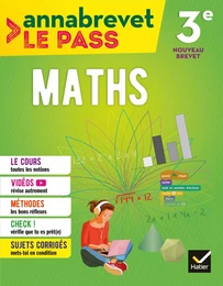 Annabrevet Le Pass - Maths 3e