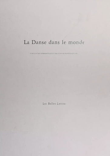 La danse dans le monde - Gaby Aldor, Marie-Florence Ehret, Lorrina Niclas - FeniXX réédition numérique