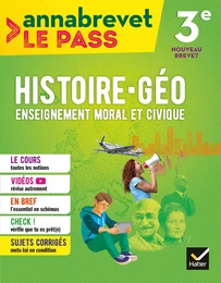 Annabrevet Le Pass - Histoire-géographie EMC 3e