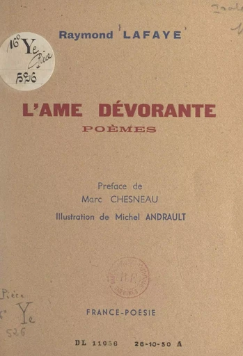 L'âme dévorante - Raymond Lafaye - FeniXX réédition numérique