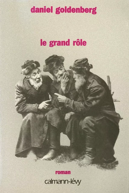 Le Grand Rôle - Daniel Goldenberg - Calmann-Lévy