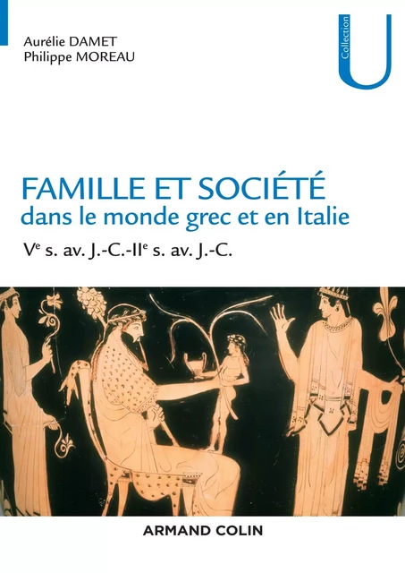 Famille et société dans le monde grec et en Italie - Aurélie Damet, Philippe Moreau - Armand Colin