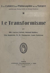 Le transformisme