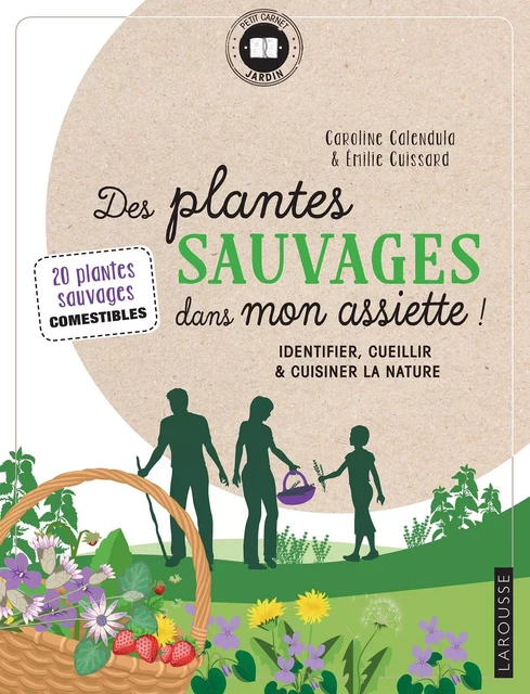 Des plantes sauvages dans mon assiette ! -  Caroline Calendula,  Emilie Cuissard - Larousse