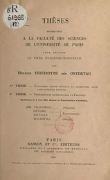 Équilibre entre métaux et chlorures alcalino-terreux fondus