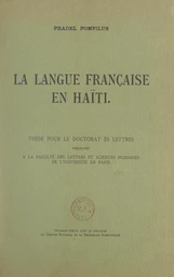 La langue française en Haïti