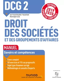 DCG 2 Droit des sociétés et des groupements d'affaires - Manuel