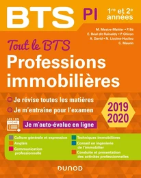 Tout le BTS Professions immobilières - 2019-2020