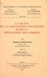 La place de la convention collective dans la hiérarchie des normes