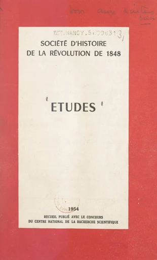 Études -  Collectif - FeniXX rédition numérique