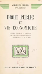 Droit public et vie économique