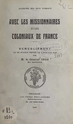 Avec les missionnaires et les coloniaux de France