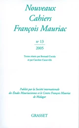 Nouveaux cahiers de François Mauriac N°13