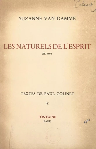 Les naturels de l'esprit - Paul Colinet - FeniXX réédition numérique