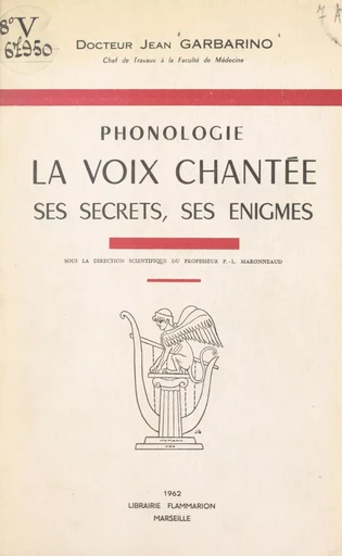 Phonologie - Jean Garbarino - FeniXX réédition numérique