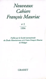 Nouveaux Cahiers Françis Mauriac n°02