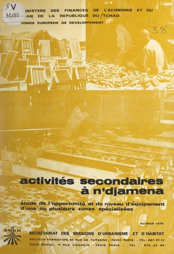 Activités secondaires à N'Djamena -  Secrétariat des missions d'urbanisme et d'habitat - FeniXX réédition numérique