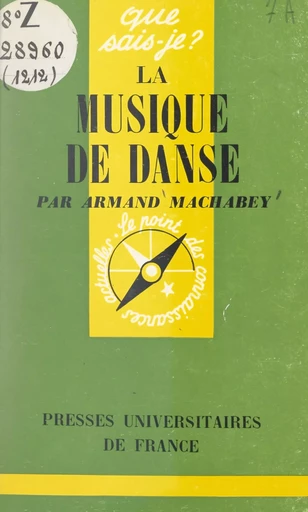 La musique de danse - Armand Machabey - FeniXX réédition numérique