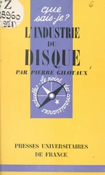 L'industrie du disque