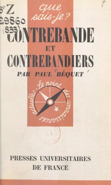 Contrebande et contrebandiers - Paul Bequet - FeniXX réédition numérique