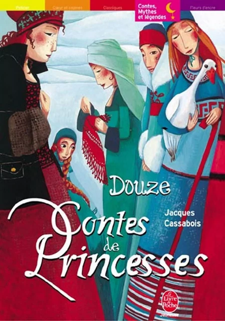 Douze contes de princesses - Jacques Cassabois, Rébecca Dautremer - Livre de Poche Jeunesse