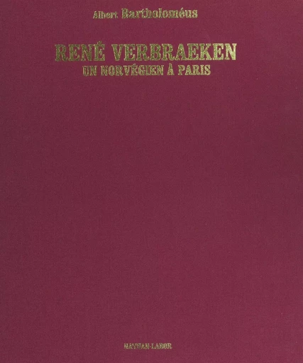 René Verbraeken - Albert Bartholoméus - FeniXX réédition numérique