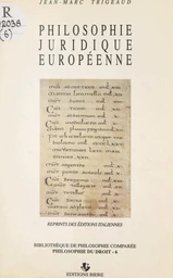 Philosophie juridique européenne