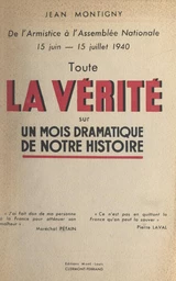 De l'Armistice à l'Assemblée nationale, 15 juin-15 juillet 1940