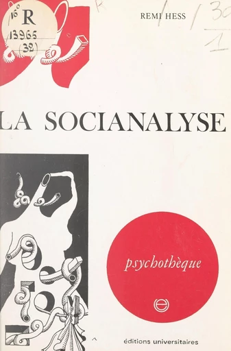 La socianalyse - Rémi Hess - FeniXX réédition numérique