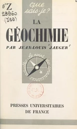 La géochimie