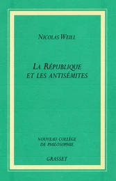 La république et les antisémites