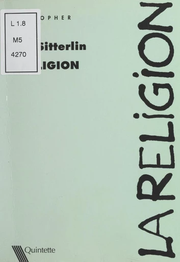 La religion - René Sitterlin - FeniXX réédition numérique